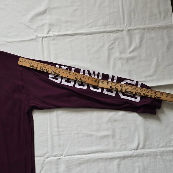 PINK Victoria's Secret Maroon V-Neck Sweater - Picture 6 of 7